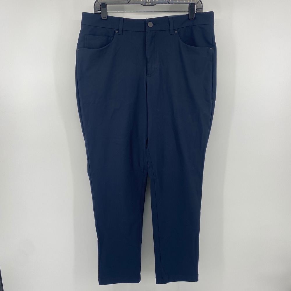 VRST Limitless 5 Pocket Pants Mens 34x29 Dark Navy Slim Fit Tapered Stretch NWT